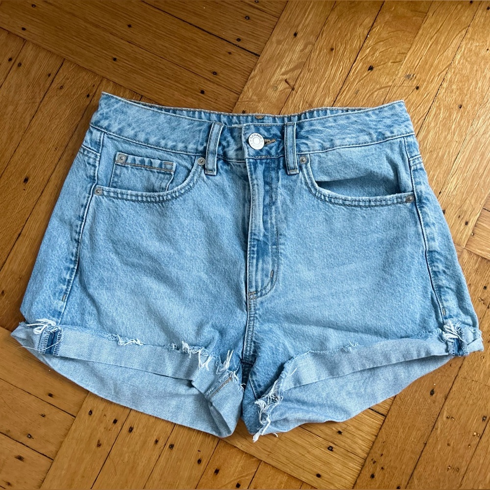 Garage Denim High Waisted Cut Off Jean Shorts
